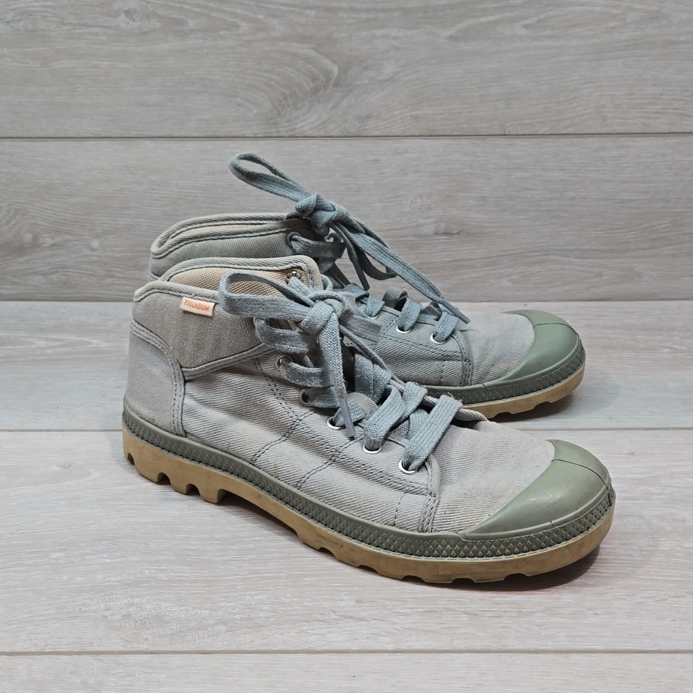 Palladium Women Ankle Keds High Top Sneakers shoes sz  8.5